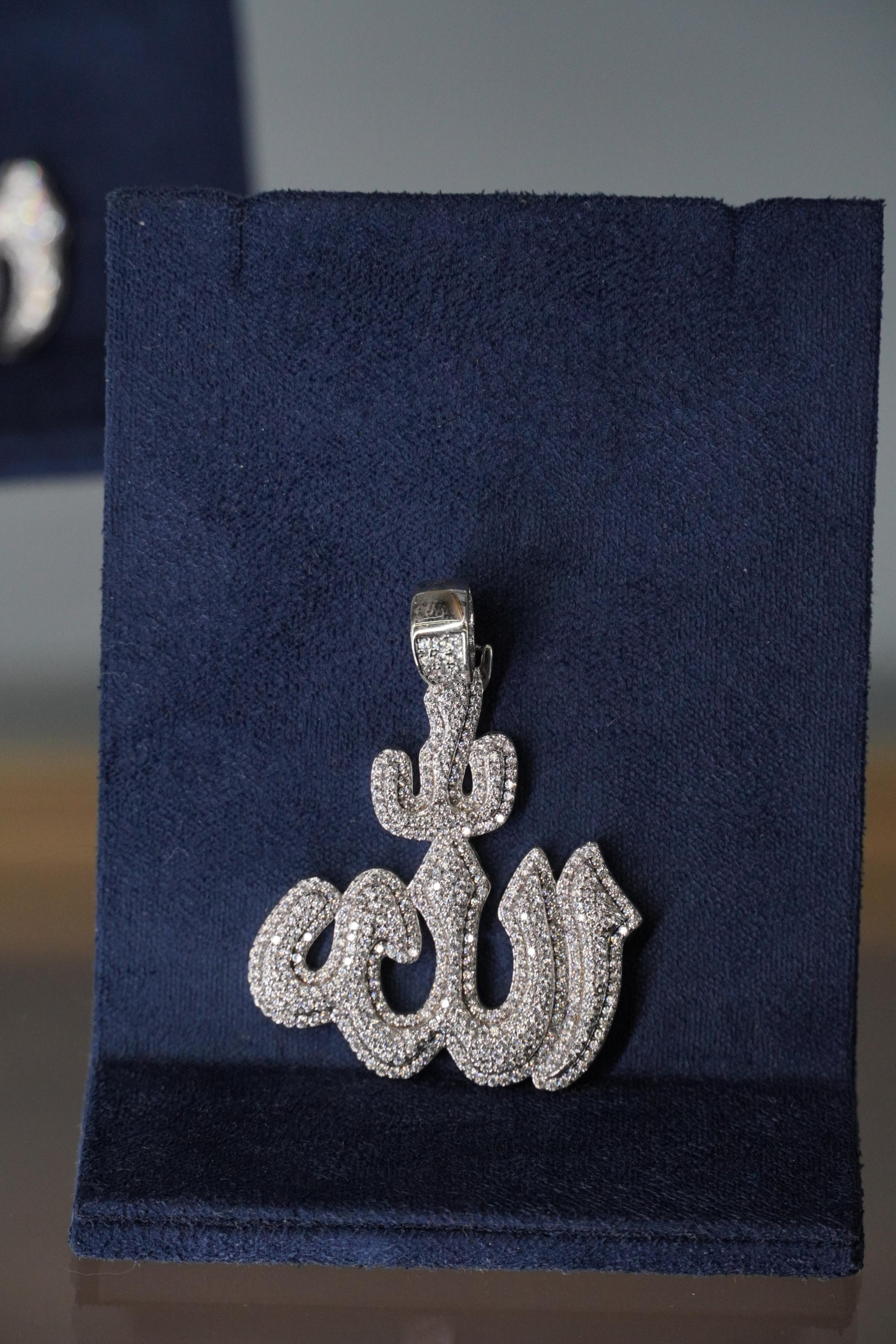 Allah 2 Moissanite Pendant