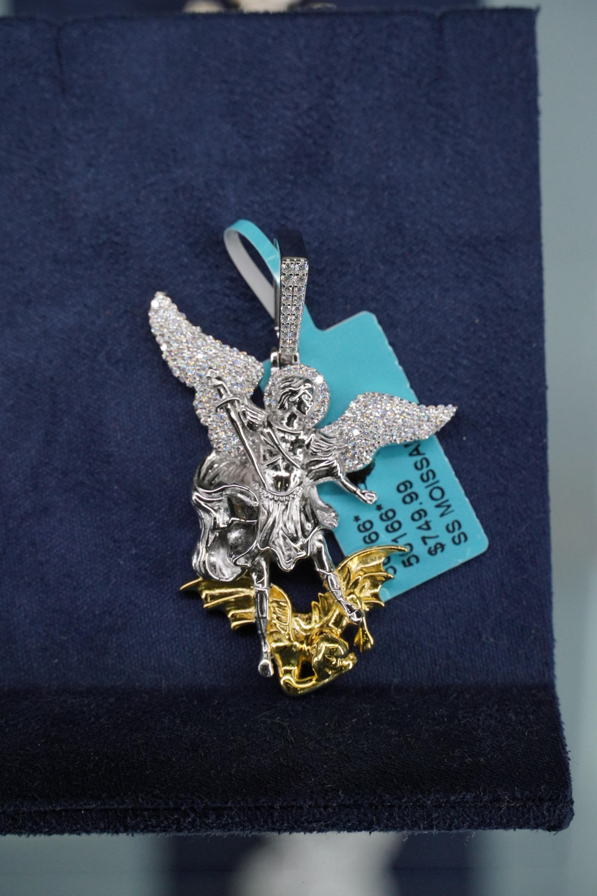 Fallen Angel Moissanite Pendant