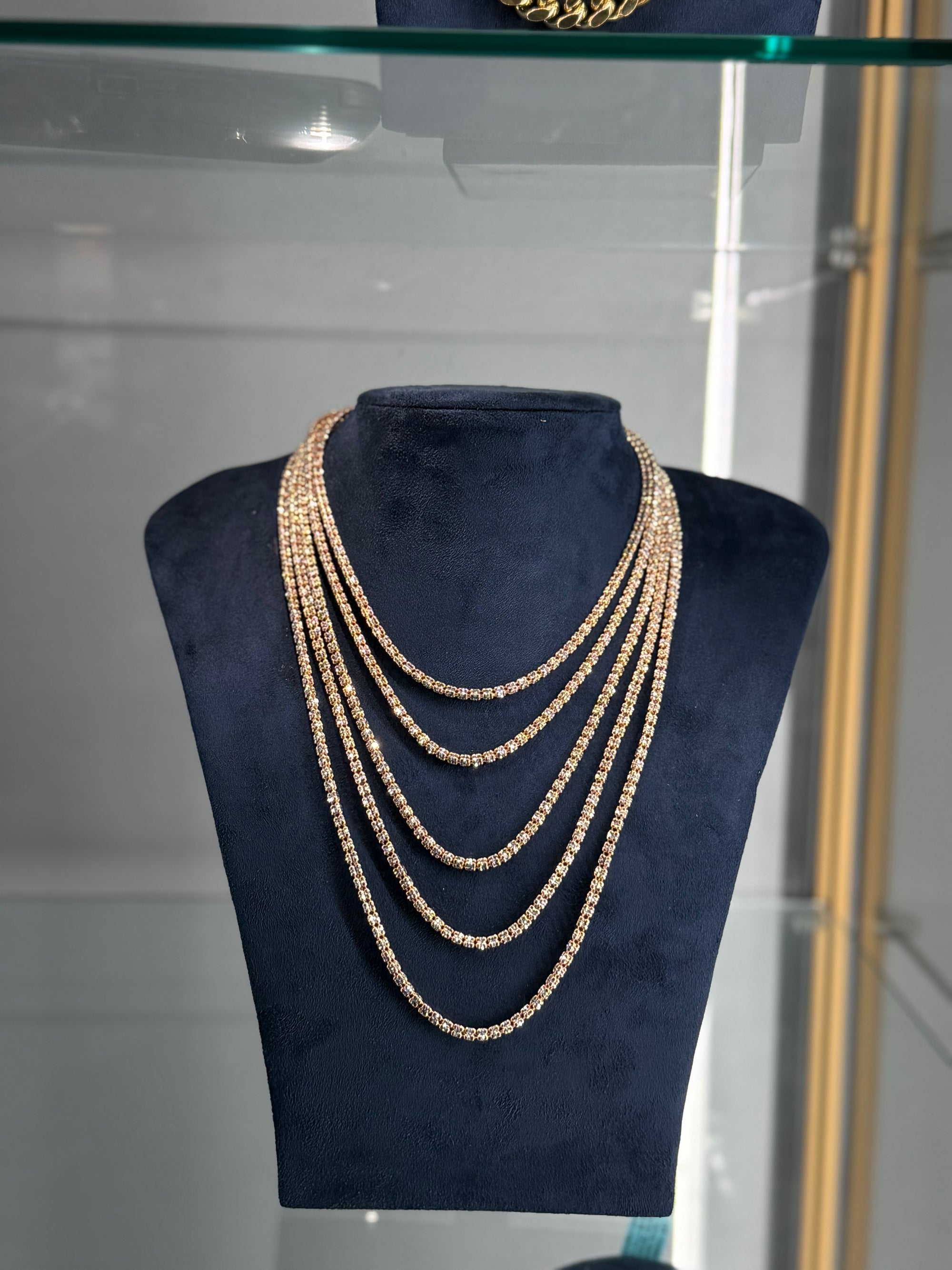 Ice Chain rose gold 3mm