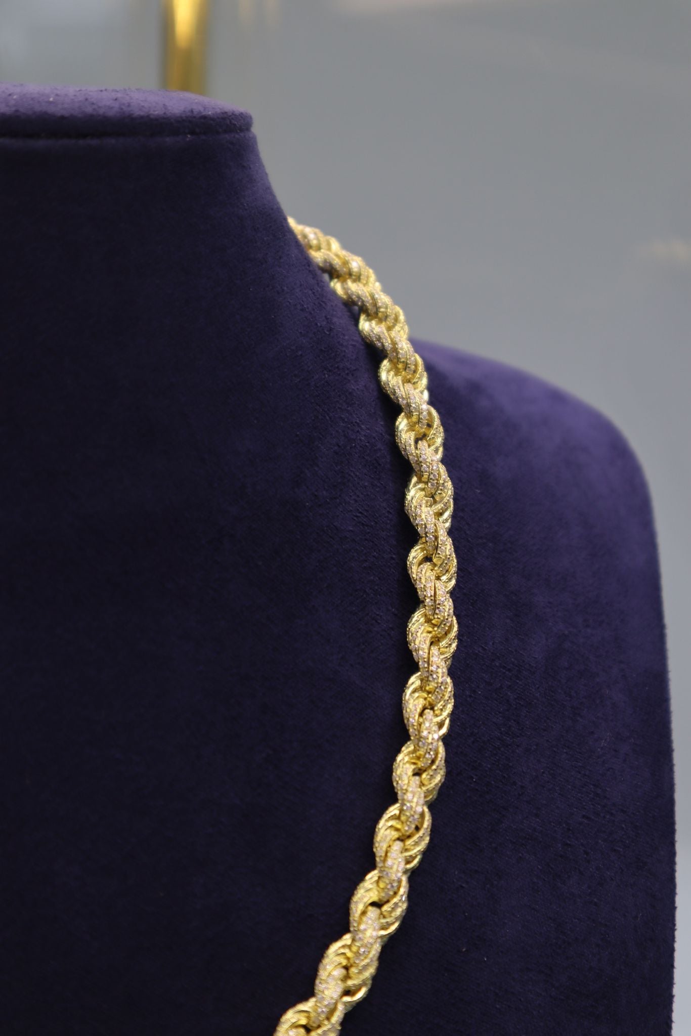 Rope Iced Chain 7mm 20"