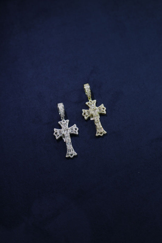 Baguette Cross Pendant