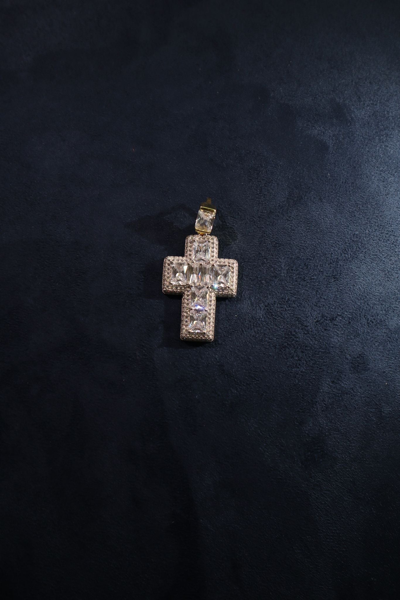 Big Diamond Cross Pendant