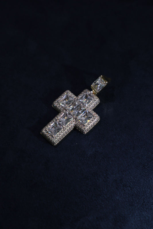 Big Diamond Cross Pendant