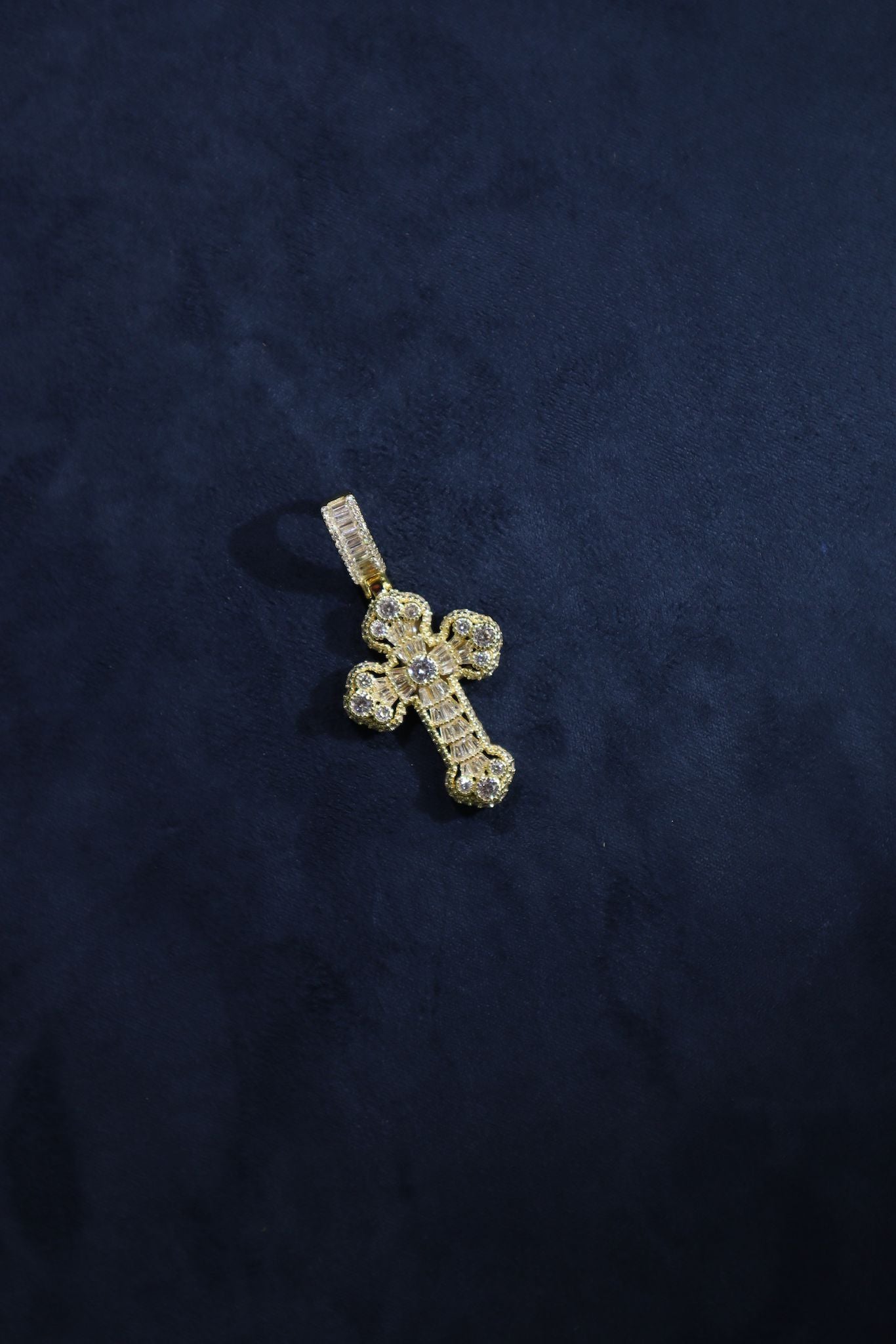 Curved Cross Pendant