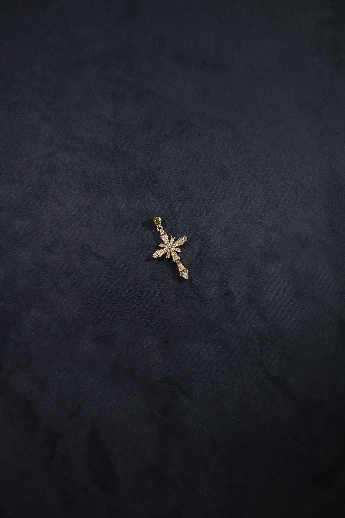 Small Sparkle Cross Pendant