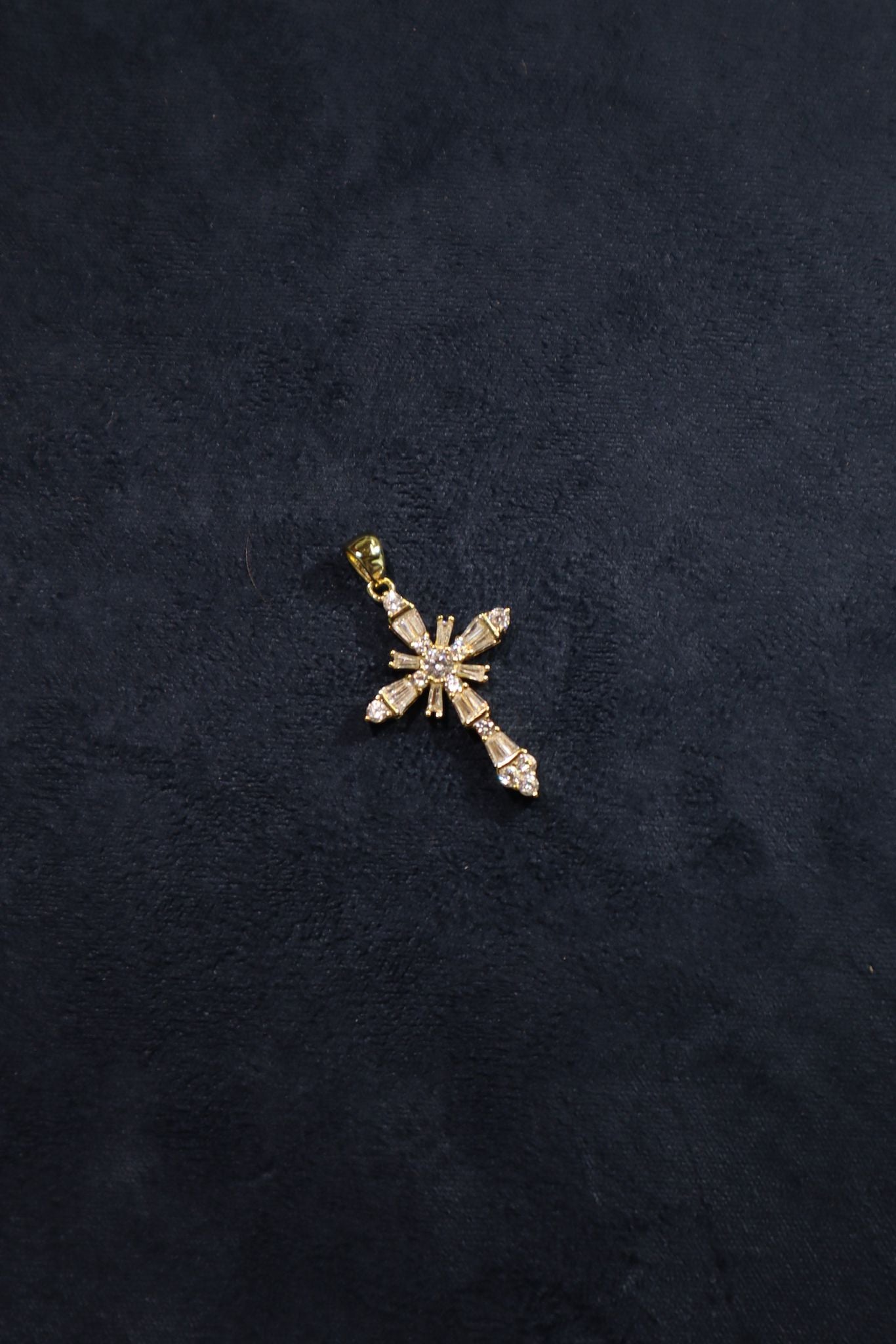 Small Sparkle Cross Pendant