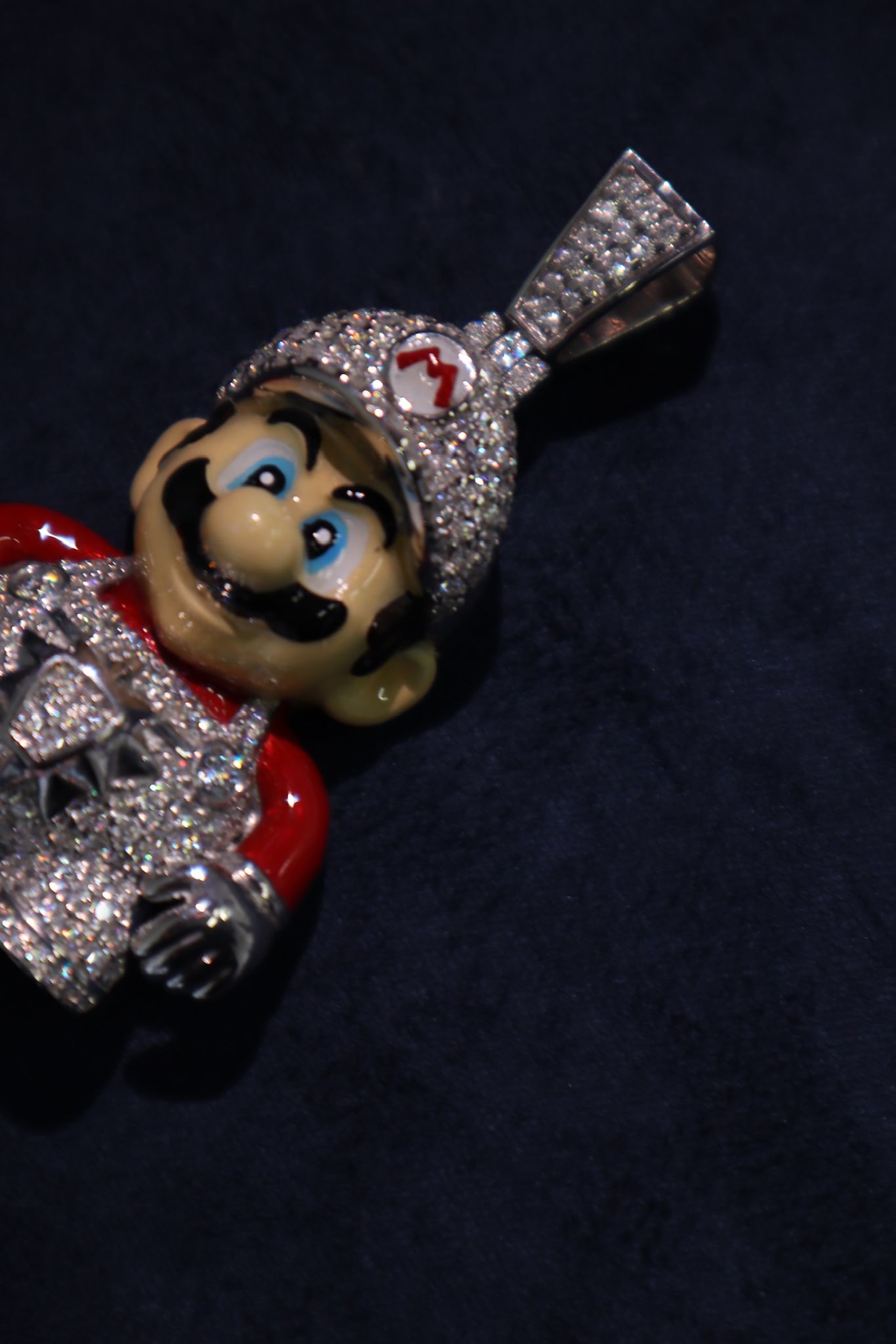 Moisannite Super Mario Pendant