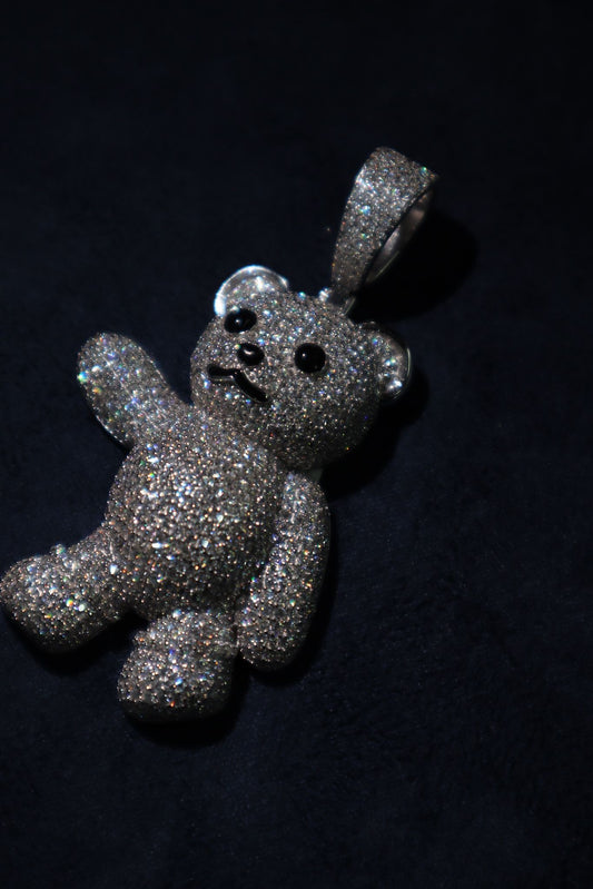 Moisannite Bear Pendant