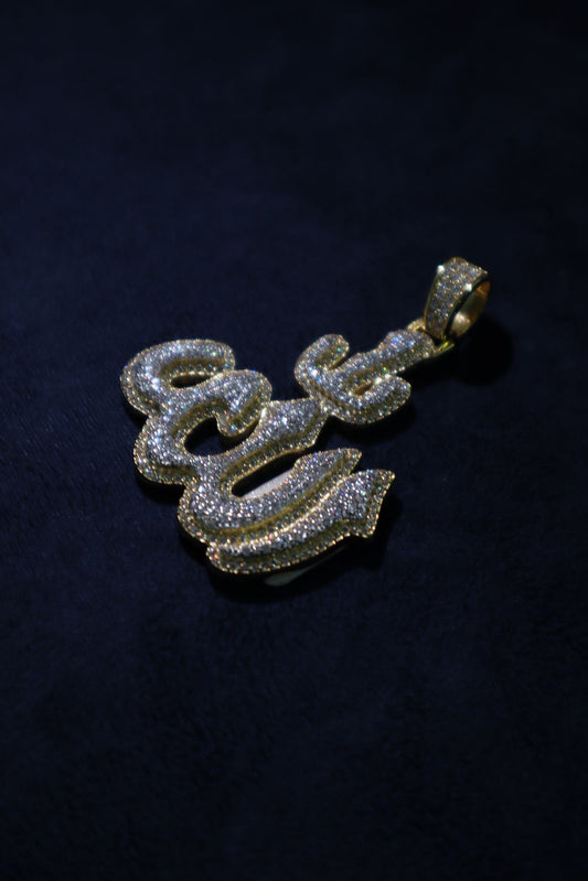 Moisannite Allah Pendant