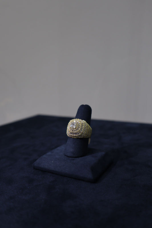 Piramid Baguette Ring