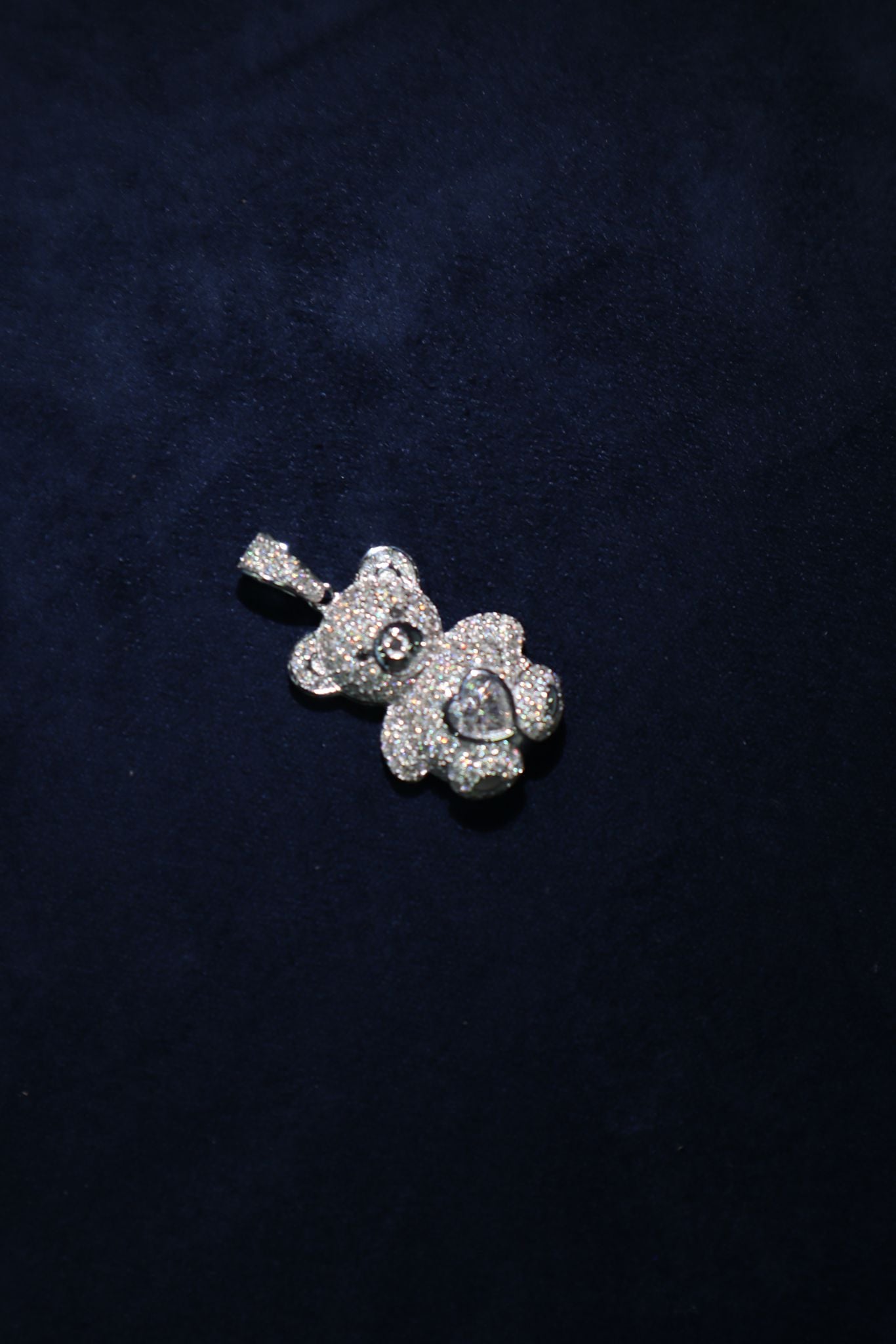 Little Bear Moissanite Pendant