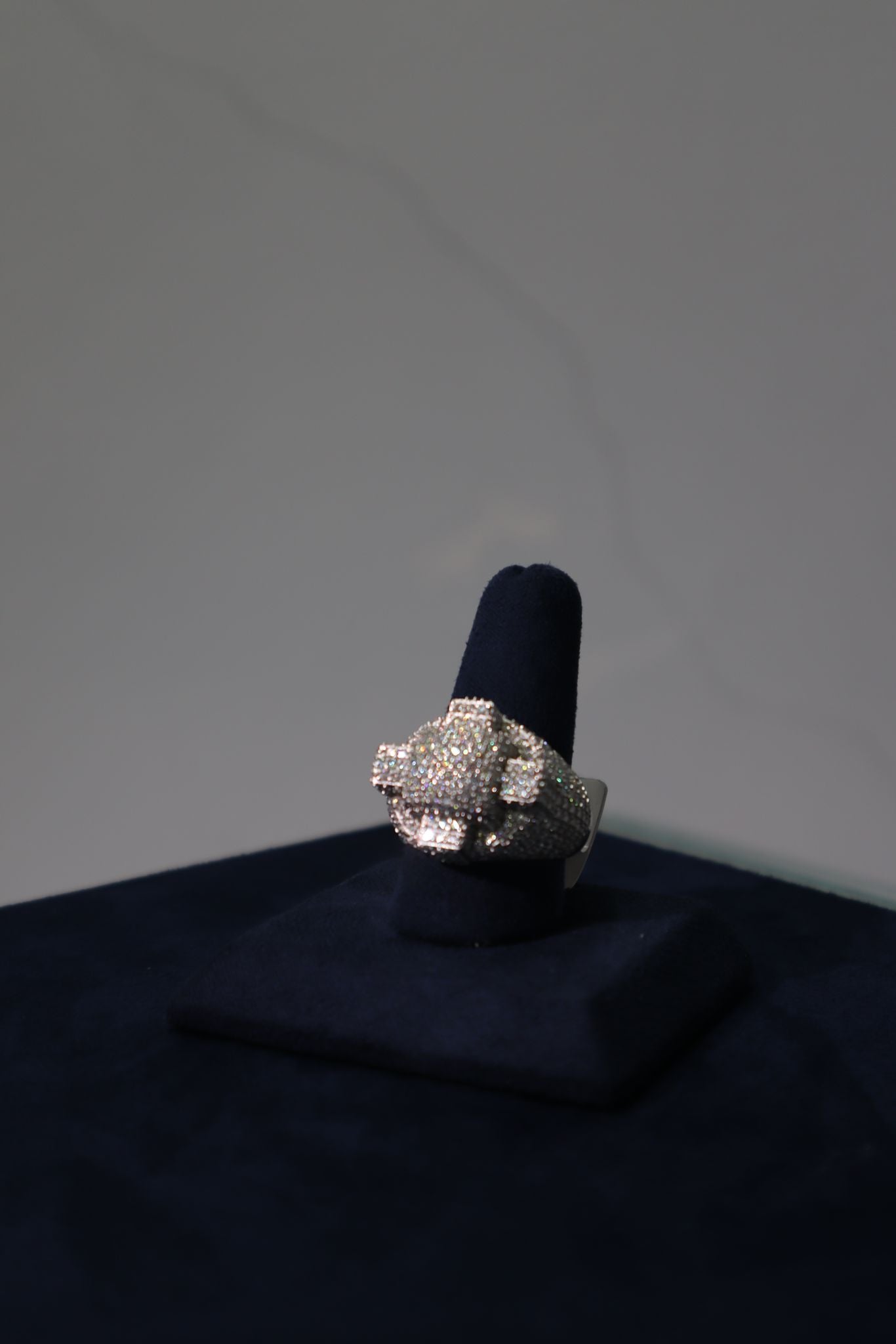 Big Cube Moisannite Ring