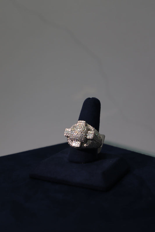 Big Cube Moisannite Ring