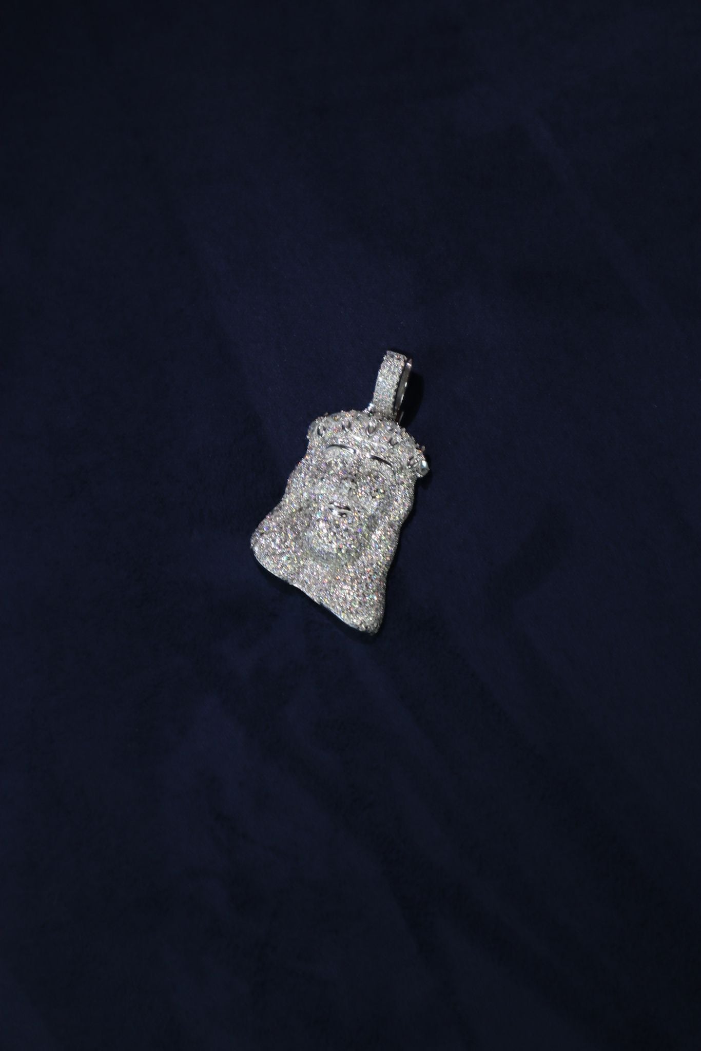 Jesus Moissanite Pendant