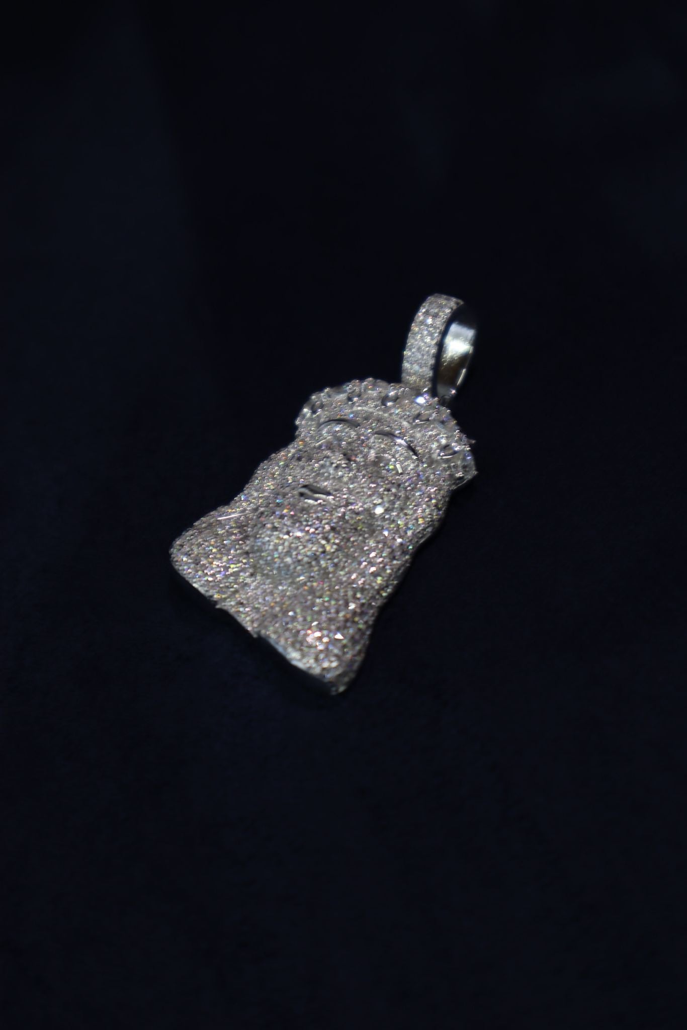 Jesus Moissanite Pendant