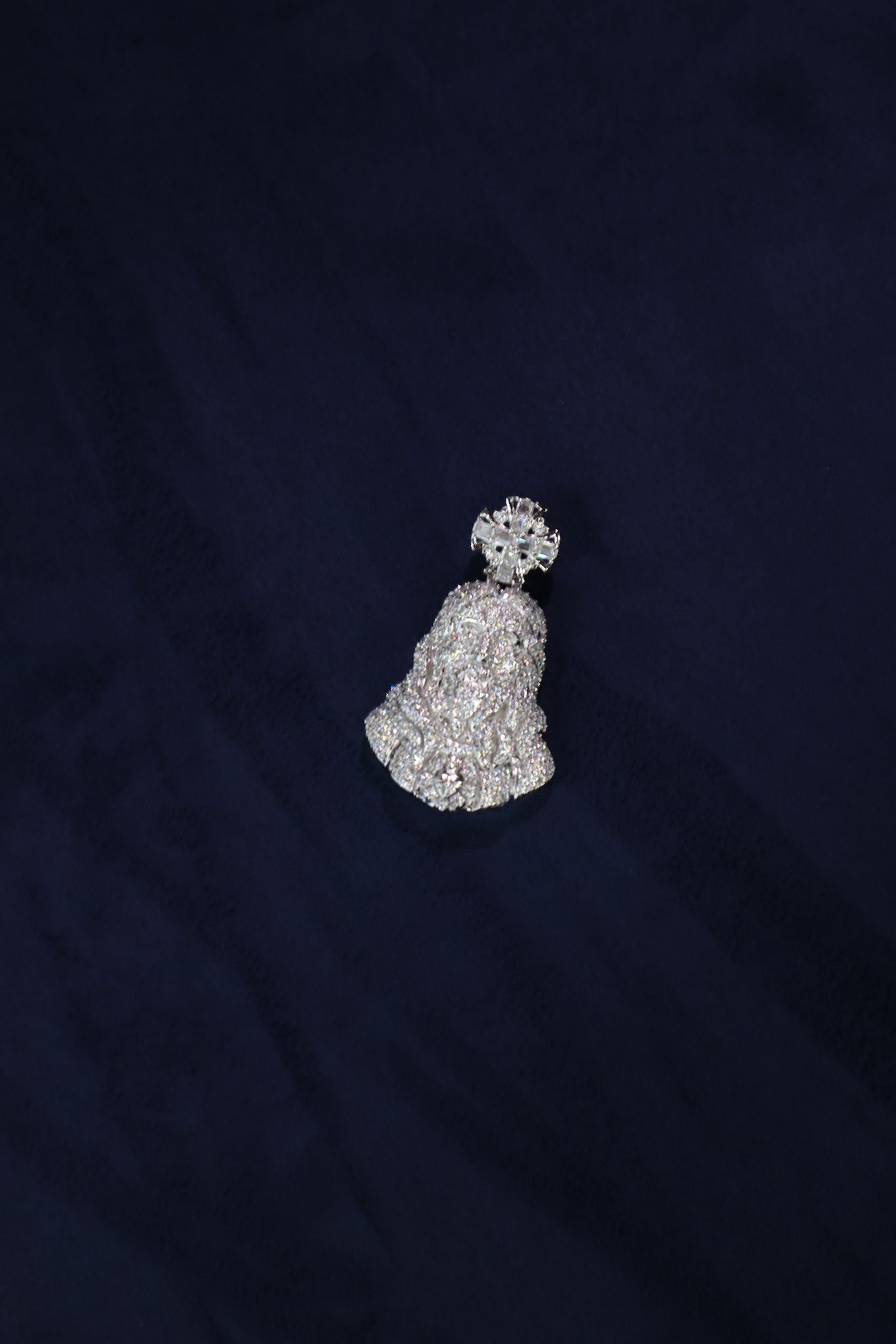 Jesus Custom Bell Moissanite Pendant