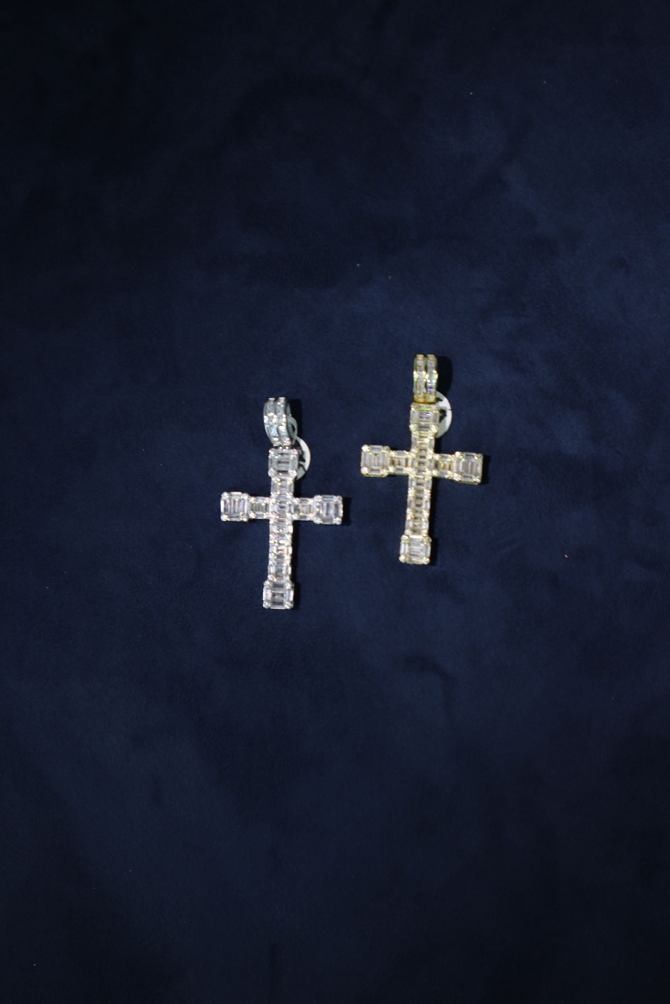 Baguette Cross Pendant