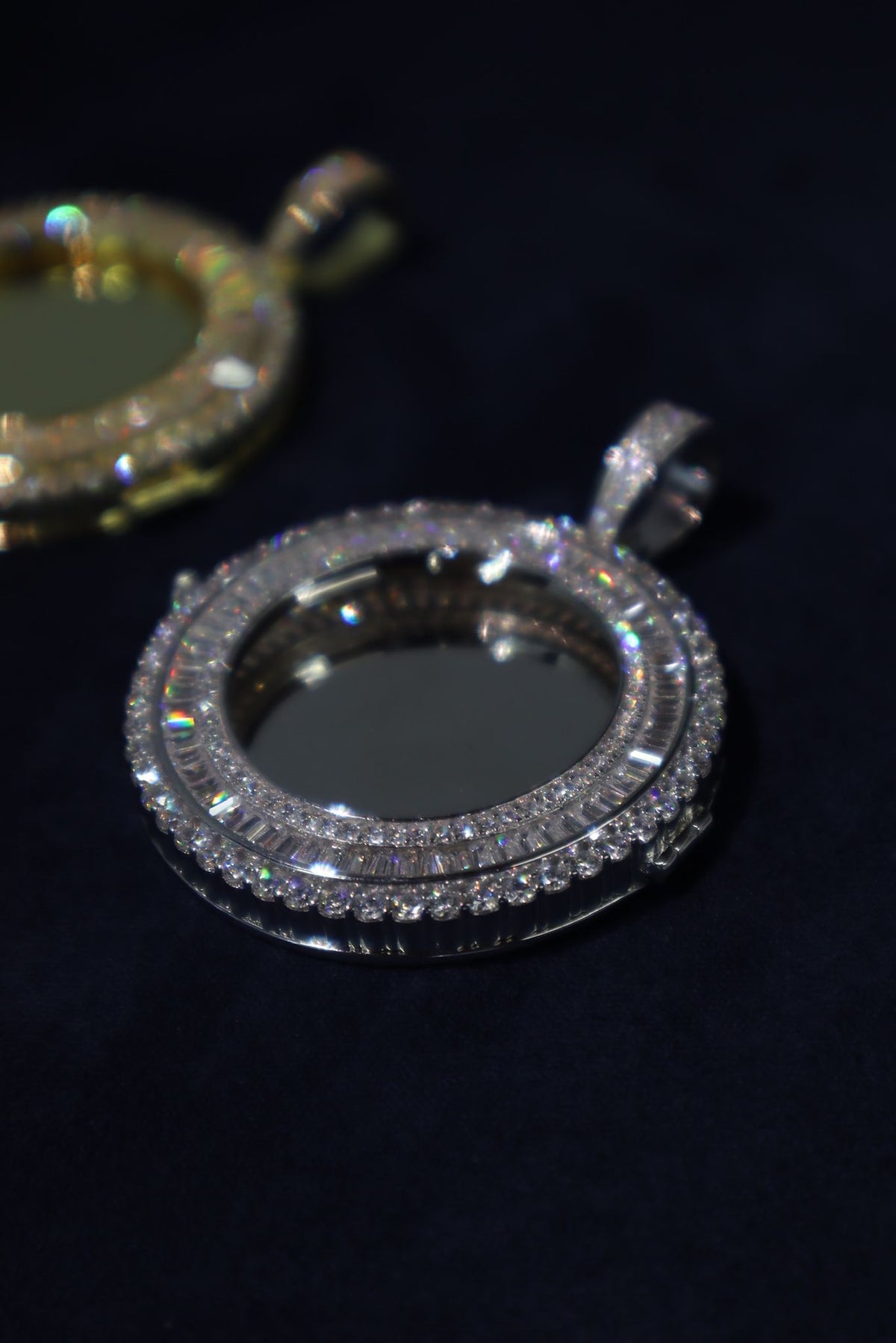 Baguette Photo Locker Pendant