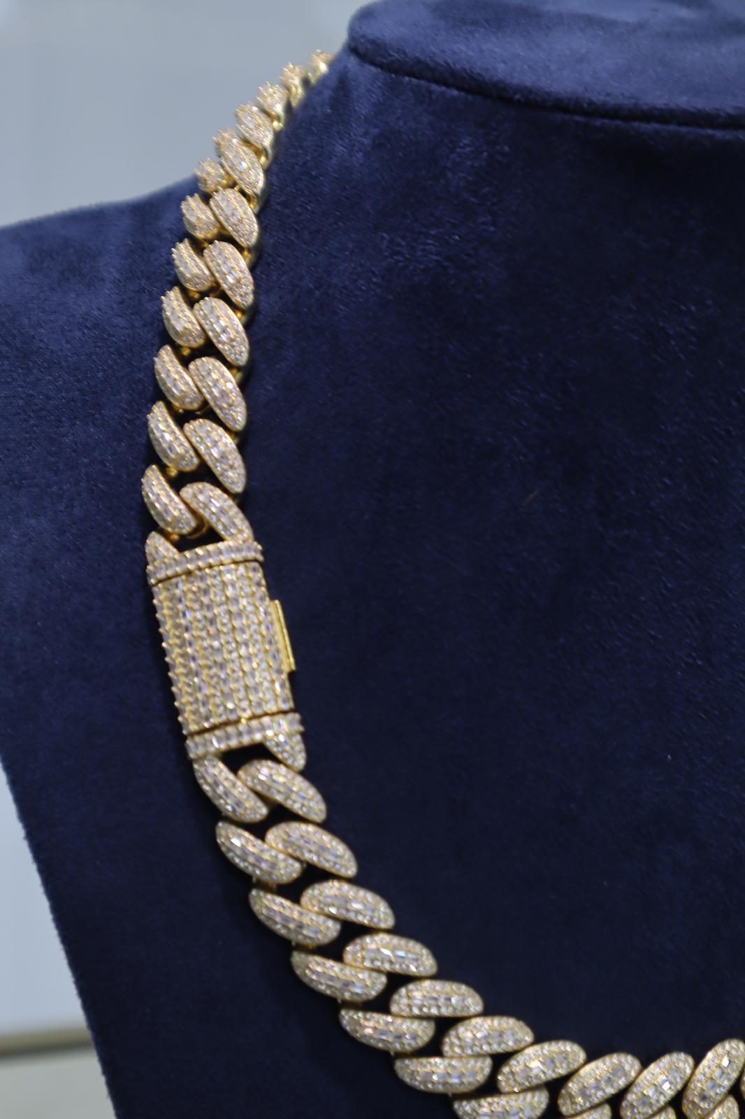 Iced Cuban Custom Chain 20"