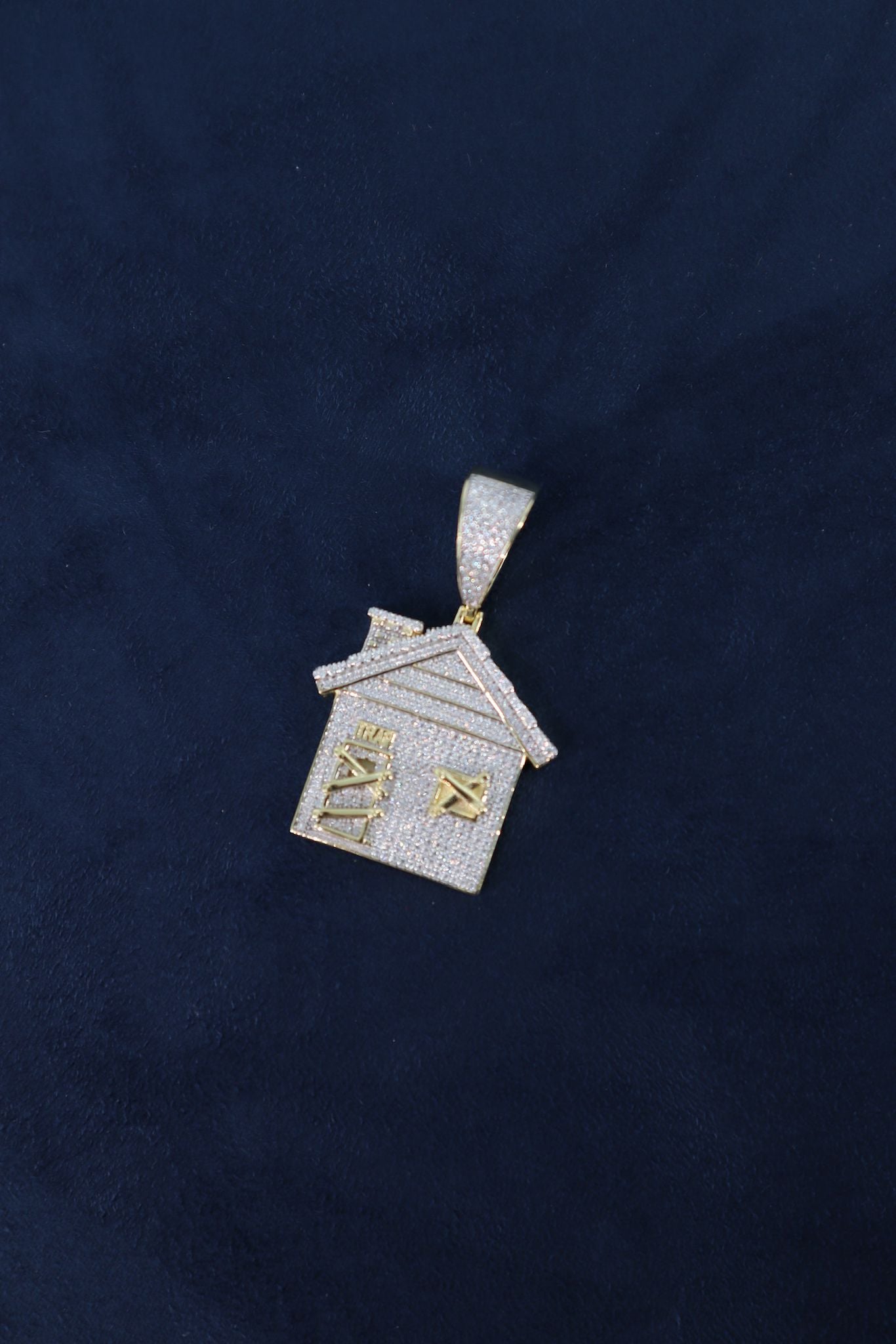 Trap House Moissanite Pendant