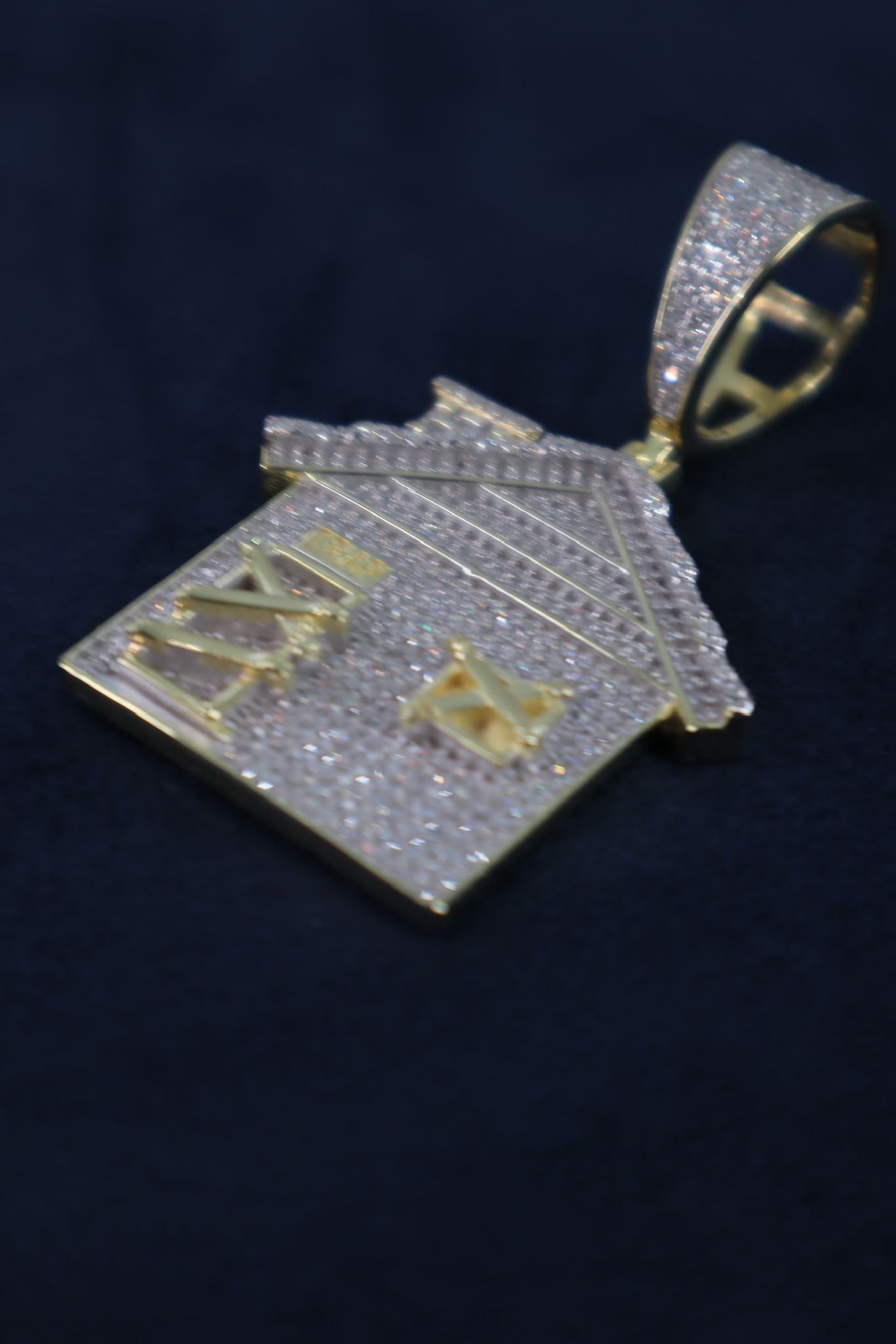 Trap House Moissanite Pendant