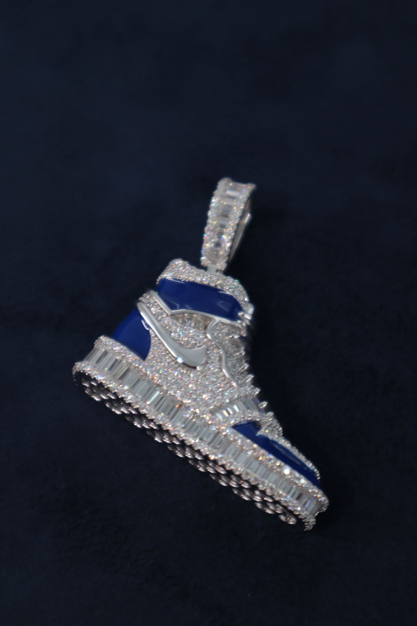 Shoes Moissanite Pendant