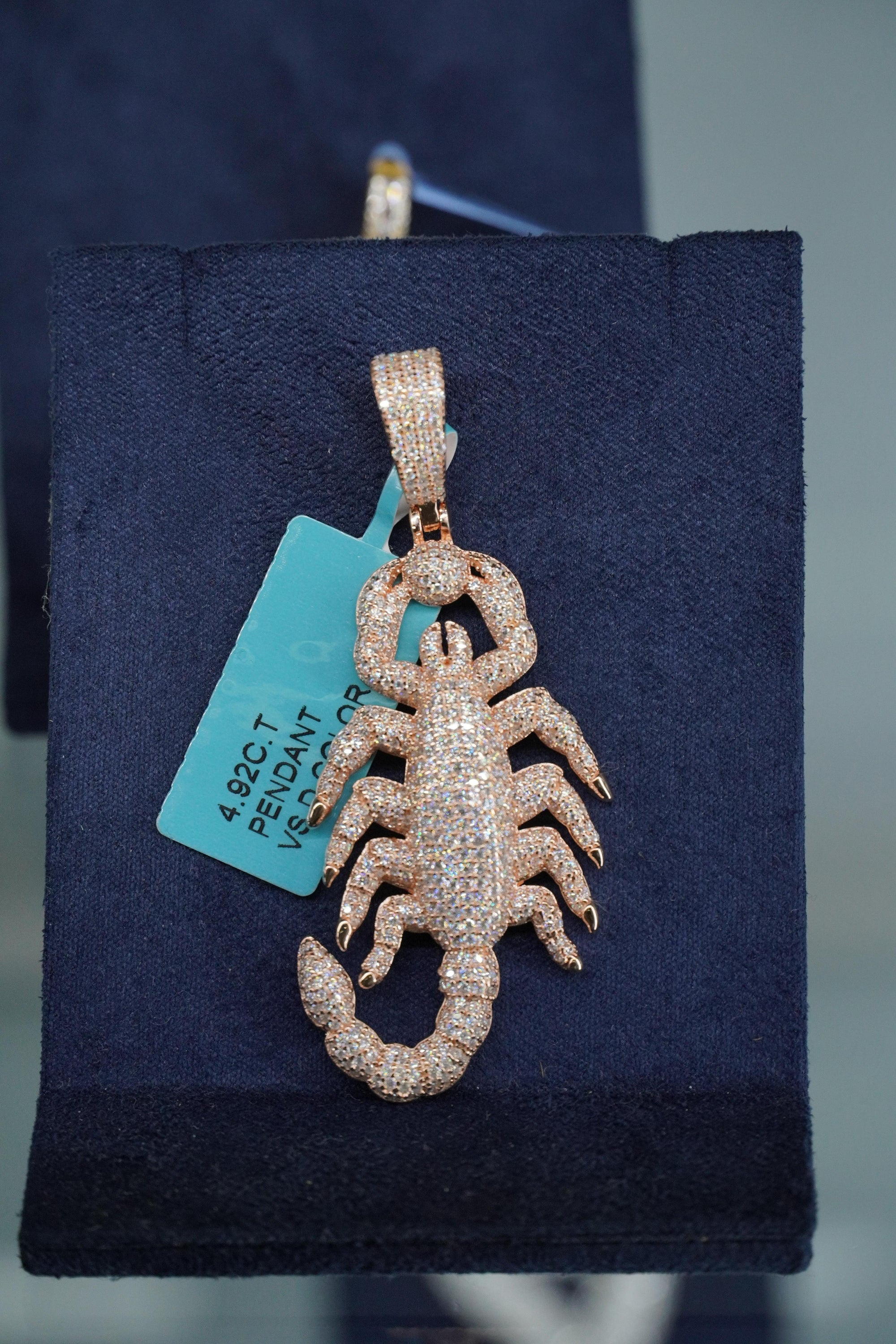 Scorpion Wins Moissanite Pendant