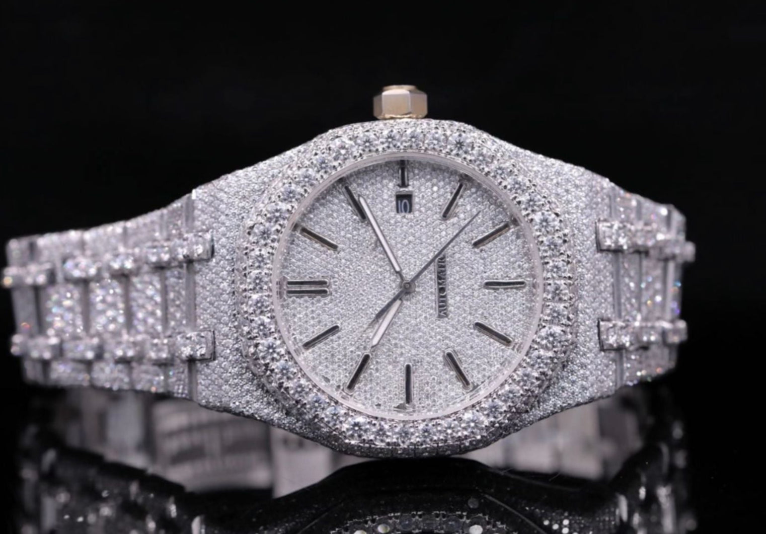 Moissanite Watch 44