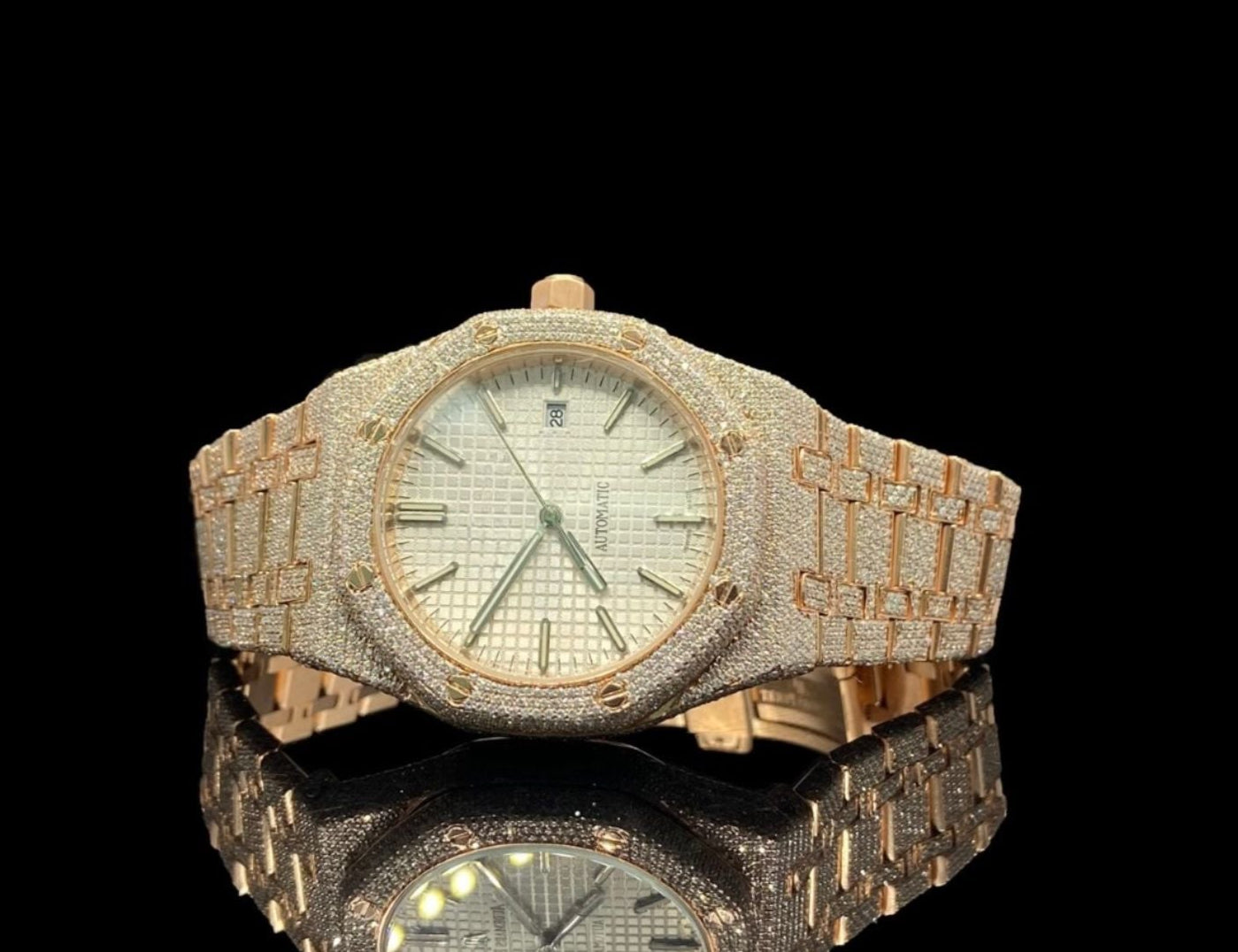 Moissanite Watch 46